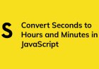 how to convert seconds to hour minute second in react js